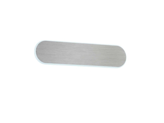 Φωτιστικό Τοίχου-Απλίκα Led Carlo 1400Lm 35x8cm Nickel Mat-White 225271507 Trio Lighting Μέταλλο,Πλαστικό