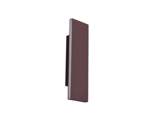 Φωτιστικό Τοίχου-Απλίκα Led Concha 600Lm 28x8cm Rusty-White 225172924 Trio Lighting Μέταλλο,Ακρυλικό