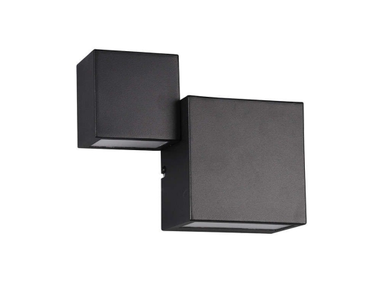 Φωτιστικό Τοίχου-Απλίκα Led Miguel 2x500Lm 20x16cm Black Mat 224910232 Trio Lighting Μέταλλο