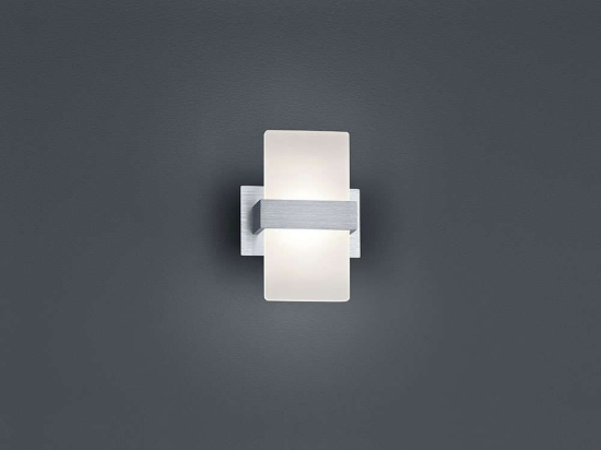 Φωτιστικό Τοίχου-Απλίκα Led Platon 430Lm 13x18x9cm Brushed Aluminium-White 274670105 Trio Lighting Αλουμίνιο