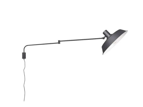 Φωτιστικό Τοίχου Bolder 35x29cm Black Mat 200300132 Trio Lighting Μέταλλο
