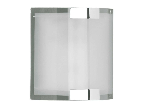 Φωτιστικό Τοίχου-Απλίκα Divo 20x20x7cm Chrome-White 2522011-06 Trio Lighting Metal, Glass