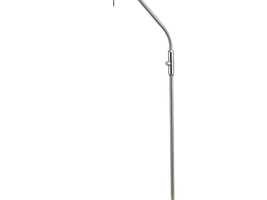 Φωτιστικό Δαπέδου Led Bergamo 1100Lm 50x135cm Nickel Mat-White 420910107 Trio Lighting Μέταλλο,Ακρυλικό