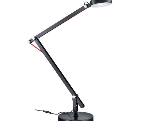 Φωτιστικό Γραφείου Led Amsterdam 500Lm 18x90cm Black 527920102 Trio Lighting