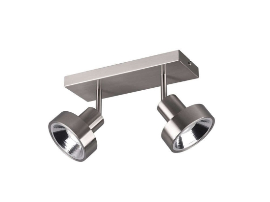 Φωτιστικό Οροφής-Σποτ Leon 28x19x16cm Nickel Mat 800700207 Trio Lighting Μέταλλο