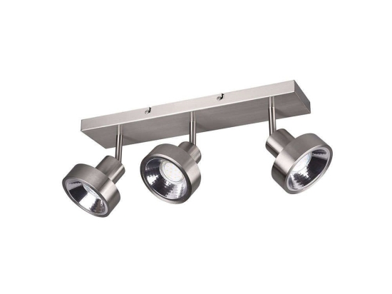 Φωτιστικό Οροφής-Σποτ Leon 44x19x16cm Nickel Mat 800700307 Trio Lighting Μέταλλο