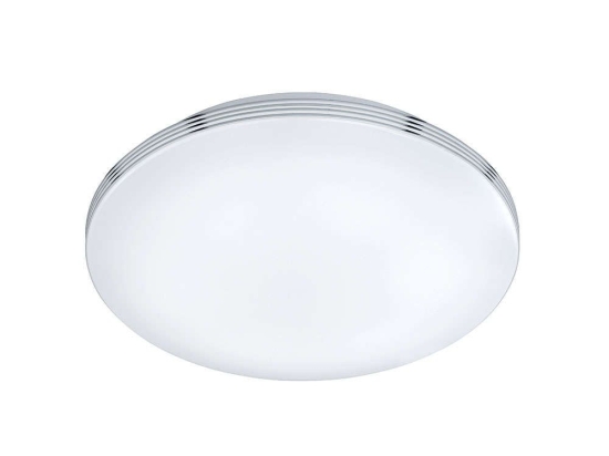 Φωτιστικό Οροφής-Πλαφονιέρα Led Apart 2100Lm 10x41cm Chrome-White 659412406 Trio Lighting Μέταλλο,Ακρυλικό
