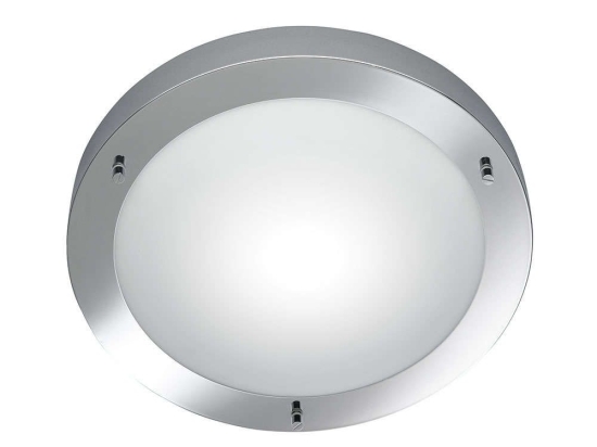 Φωτιστικό Οροφής-Πλαφονιέρα Condus 8x31cm Chrome-White 6801011-06 Trio Lighting Μέταλλο,Γυαλί