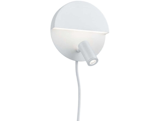 Φωτιστικό Τοίχου-Απλίκα Led Mario 600Lm, 200Lm 16cm White Mat-White 222370231 Trio Lighting Μέταλλο,Ακρυλικό