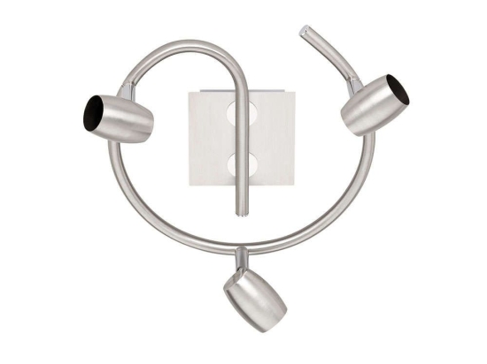 Φωτιστικό Οροφής-Σποτ Michael 15x25cm Nickel Mat 803090307 Trio Lighting Μέταλλο