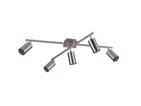 Φωτιστικό Οροφής-Σποτ Marley 77,5x57,5x22,5cm Nickel Mat 612400507 Trio Lighting Μέταλλο