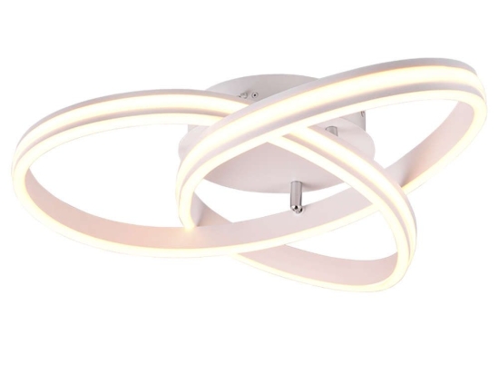 Φωτιστικό Οροφής - Πλαφονιέρα Yara 626210131 58W Led Φ59cm 14cm White Mat Trio Lighting Μέταλλο