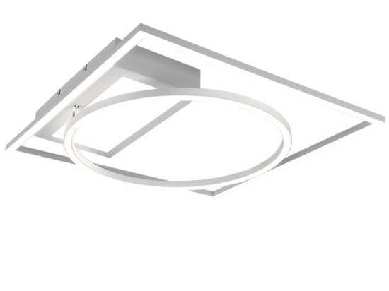 Φωτιστικό Οροφής - Πλαφονιέρα Downey 620510331 33W Led 64,5x86,5x89cm White Mat Trio Lighting Μέταλλο