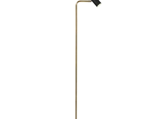 Φωτιστικό Δαπέδου Marley 412400108 1xGU10 5W 23x39x151cm Brass Mat Trio Lighting Μέταλλο