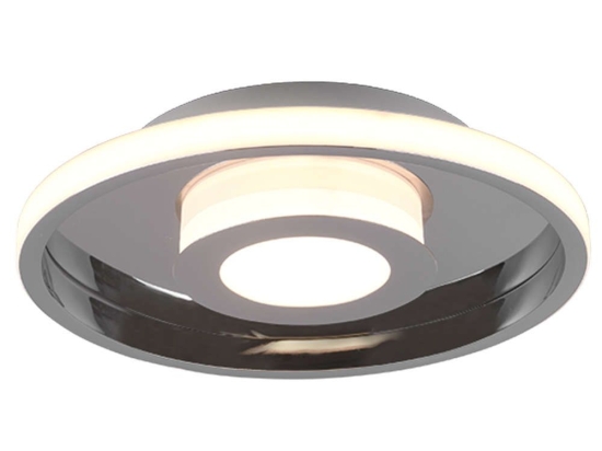 Φωτιστικό Οροφής - Πλαφονιέρα Ascari 680810306 28W Led Φ30cm 6,8cm Chrome Trio Lighting Μέταλλο