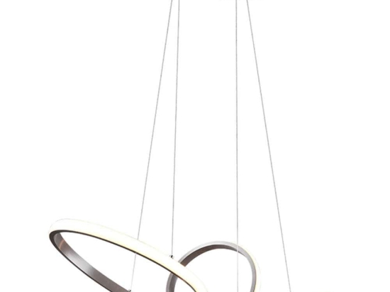 Φωτιστικό Οροφής Sansa R32751107 1xLed 28W 80x150cm Nickel Mat RL Lighting Μέταλλο