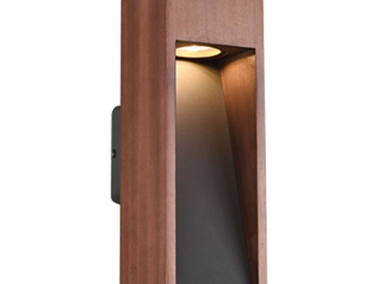 Φωτιστικό Τοίχου - Απλίκα Canning 209660130 1xGU10 5W 12x10x30cm Natural Wood Trio Lighting
