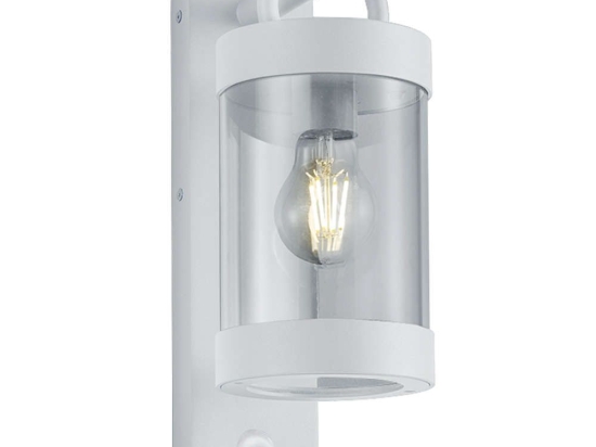 Φωτιστικό Τοίχου - Απλίκα Sambesi 204169131 1xE27 28W 12x33cm Με Αισθητήρα White Mat Trio Lighting