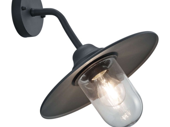 Φωτιστικό Τοίχου - Απλίκα Brenta 201760142 1xE27 40W Φ30cm 32cm Anthracite Trio Lighting