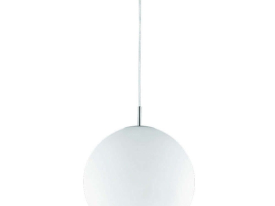 Φωτιστικό Οροφής Moon R30153007 1xE27 60W Φ30 150cm Nickel Mat RL Lighting Μέταλλο,Γυαλί