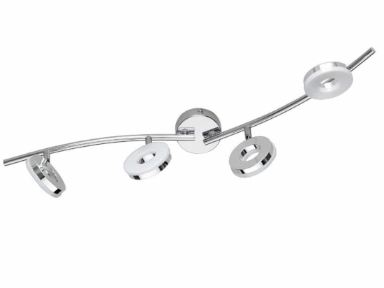 Φωτιστικό Οροφής - Σποτ Rennes R82414106 4x4W Led 9x76x19cm Chrome RL Lighting