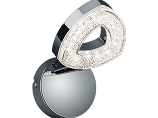 Φωτιστικό Τοίχου - Απλίκα Tours R82131106 4,5W Led 14x8x13cm Chrome RL Lighting Μέταλλο