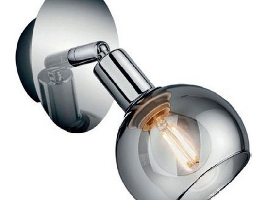 Φωτιστικό Τοίχου - Απλίκα Brest R80591006 1xE14 15W 18x12x18cm Chrome RL Lighting Μέταλλο