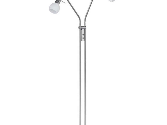 Φωτιστικό Δαπέδου Antibes R40172007 2xE14 28W 25X55X125cm Nickel Mat RL Lighting Μέταλλο,Γυαλί