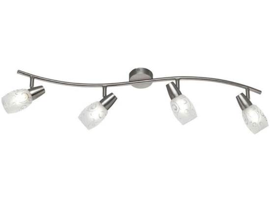Φωτιστικό Οροφής - Σποτ Colmar R80024007 4xE14 28W 8x79x19cm Nickel Mat RL Lighting