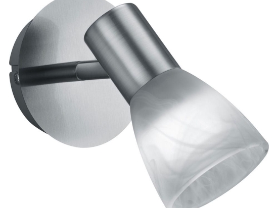 Φωτιστικό Τοίχου - Απλίκα Visto R82231107 1xE14 4W Led Φ10cm 19cm Nickel Mat RL Lighting Μέταλλο