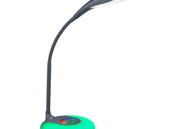 Φωτιστικό Γραφείου Krait R52781242 1x3,5W & 1x1,5W Led 12x34cm Anthracite RL Lighting