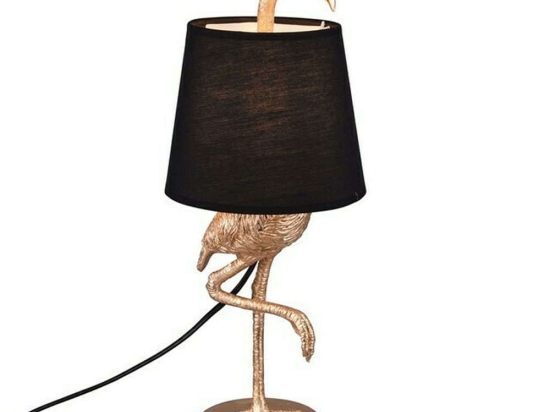 Φωτιστικό Επιτραπέζιο Lola R50251079 1xE14 40W Φ17cm 42cm Gold RL Lighting Πολυρεσίνη