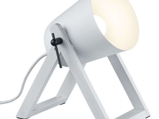 Φωτιστικό Επιτραπέζιο Marc R50721031 1xE27 25W 12x19x21cm White Mat RL Lighting Ξύλο