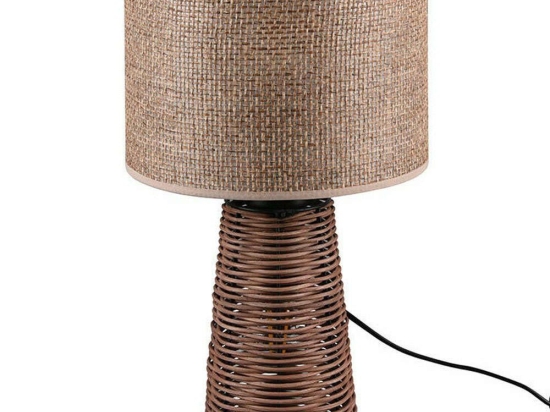 Φωτιστικό Επιτραπέζιο Straw R50972026 1xE27 40W & 1xE27 10W Φ24cm 40cm Brown RL Lighting Rattan