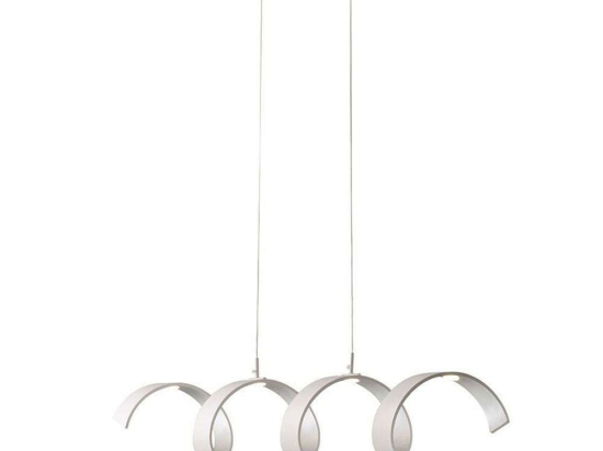Φωτιστικό Οροφής - Ράγα Helix LED-HELIX-S4C BCO 20W Led 80x120cm White-Silver Luce Ambiente Design Αλουμίνιο