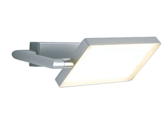 Φωτιστικό Τοίχου - Απλίκα Book LED-BOOK-AP-GR 17W Led 22,5x10-15cm Grey Luce Ambiente Design Αλουμίνιο