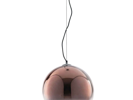 Φωτιστικό Οροφής Marte I-MARTE-S40 RM 1xE27 Φ40cm 160,2cm Bronze Luce Ambiente Design Γυαλί