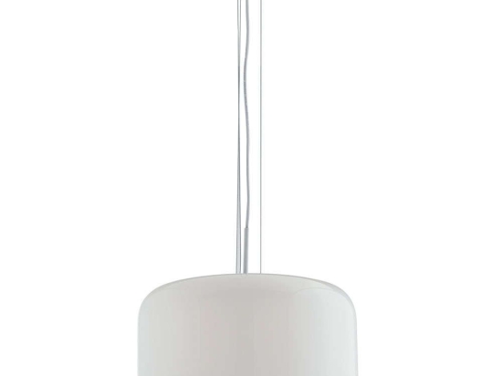 Φωτιστικό Οροφής Gibus I-GIBUS-S40 BCO 1xE27 Φ40cm 150cm White Luce Ambiente Design Γυαλί