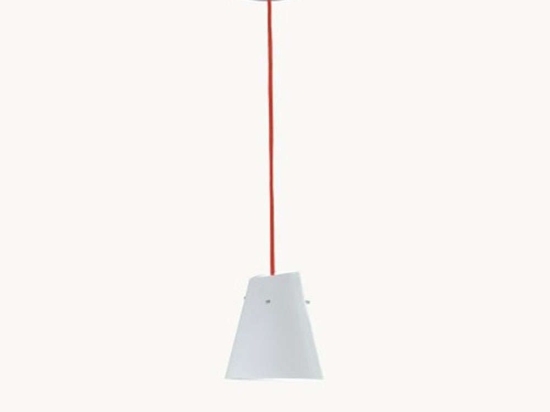 Φωτιστικό Οροφής Ermes I-ERMES-S1 1xE27 Φ18cm 120cm White Luce Ambiente Design Γυαλί