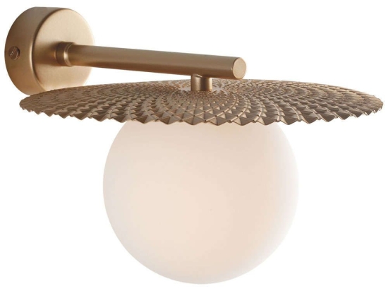 Φωτιστικό Τοίχου - Απλίκα Chaplin I-CHAPLIN-AP ORO 1xG9 Led Φ22cm 16,5cm Gold Luce Ambiente Design Μέταλλο,Γυαλί