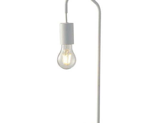 Φωτιστικό Επιτραπέζιο Habitat I-HABITAT-L BCO 1xE27 17x48cm White Luce Ambiente Design Μέταλλο