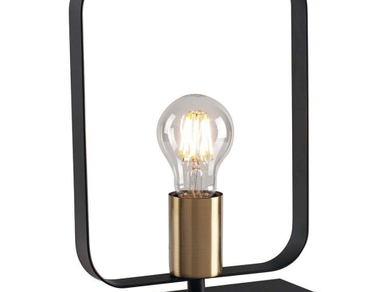 Φωτιστικό Επιτραπέζιο Smith I-SMITH-L1 1xE27 19,5x24,8cm Black Luce Ambiente Design Μέταλλο