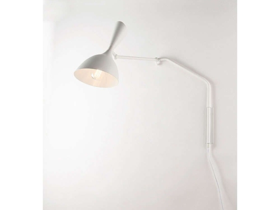 Φωτιστικό Τοίχου - Απλίκα Morgan I-MORGAN-AP-BCO 1xE27 75x53cm White Luce Ambiente Design Μέταλλο