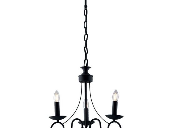 Φωτιστικό Οροφής - Πολυέλαιος Beatrice I-BEATRICE-3 3xE14 Φ37cm 120cm Anthracite Luce Ambiente Desig