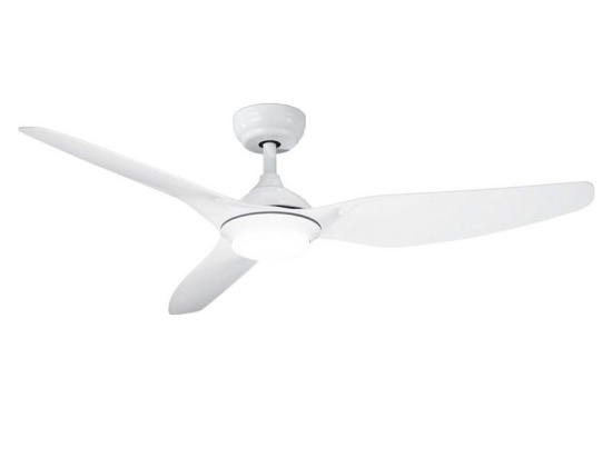 Ανεμιστήρας Οροφής Vittoria 7156 B CT Με Φως Led 3000K 4000K 6000K Και Τηλεχειριστήριο D140x33,5cm White Perenz Διάμετρος 140cm