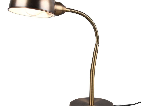 Φωτιστικό Επιτραπέζιο Perry 504900104 16x46cm 1xE27 10W Brass Trio Lighting
