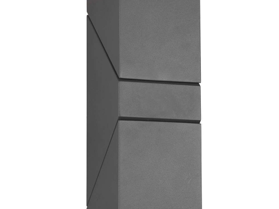 Φωτιστικό Τοίχου Avon 270660242 9x28cm 2xLed 800Lm 7W Anthracite Trio Lighting