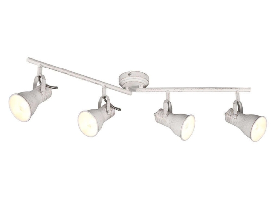Φωτιστικό Οροφής - Σποτ Steam 813400427 77x10x17cm 4xE14 25W Antique White Trio Lighting