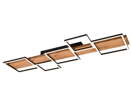 Φωτιστικό Οροφής - Πλαφονιέρα Harper 622910532 115x44x7cm Led 5700Lm 42W Natural-Black Trio Lighting