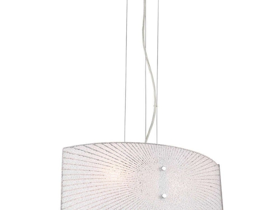 Φωτιστικό Οροφής Elisa 312200200 40x20x150cm 2xE27 40W Clear-Chrome Trio Lighting